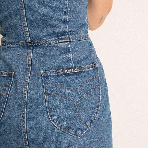 ROLLAS VINTAGE BLUE VENICE DRESS - Picture 6 of 11